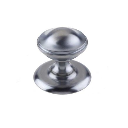 Jedo Belgravia Centre Door Knobs 66mm Satin Chrome - By Frelan Hardware - JV59SC