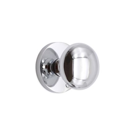 Victorian Door Knob Polished Chrome