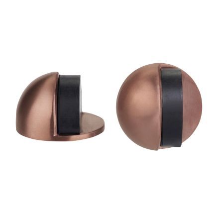 Zoo Hardware Door stop - floor mounted - oval - 45mm - Bronze