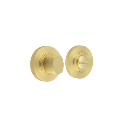Burlington Turns & Releases Inner 3 Knurled Rose Satin Brass - By Frelan Hardware - BUR-81SB-55SB