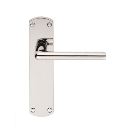 Serozzetta Uno Lever On Latch Backplate - Polished Chrome