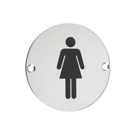 Zoo Hardware Sex Symbol - Female - 76mm dia - Stainless Steel