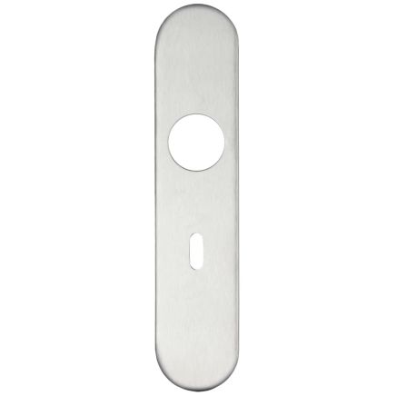 Zoo Hardware Radius Cover plate for 19 mm and 22mm RTD Lever on Backplate - Lock 57mm - Stainless Steel