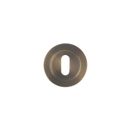 Zoo Hardware Standard Profile Escutcheon - Antique Brass