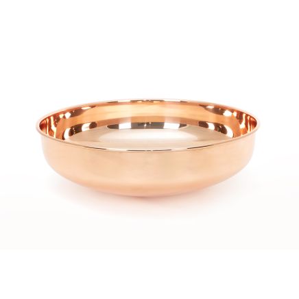 Smooth Copper Round Sink