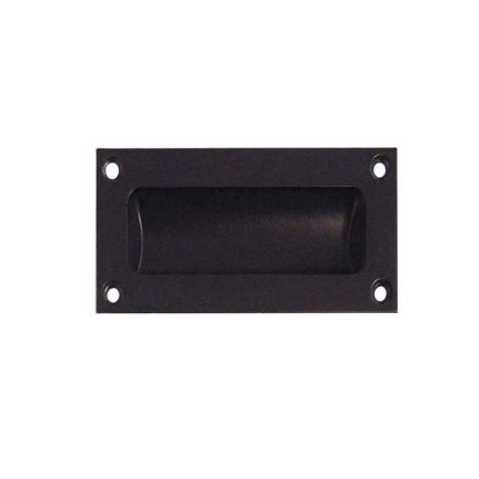Jedo 75mm Flush Pulls 75mm Black - By Frelan Hardware - JV428BL