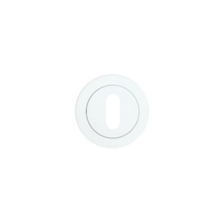 Zoo Hardware Standard Profile Escutcheon - White