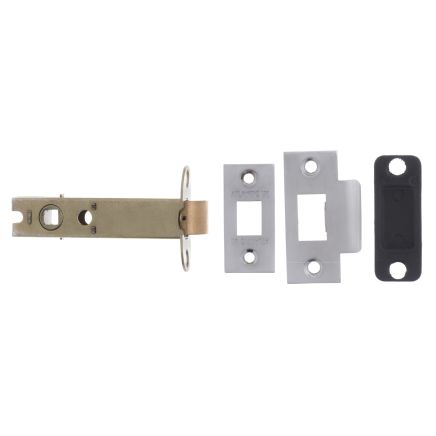 Atlantic Heavy Duty Bolt Through Tubular Latch 4" - Satin Chrome