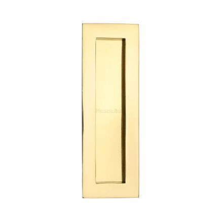 6" Flush Handle Polished Brass