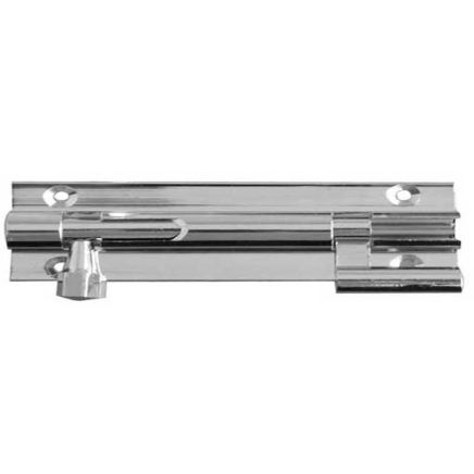 Jedo Brass Heavy Necked Barrel Bolts 150x38mm Polished Chrome - By Frelan Hardware - J1002PC-6