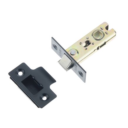 Jedo Tubular Latches 64mm Black - By Frelan Hardware - JL149MB