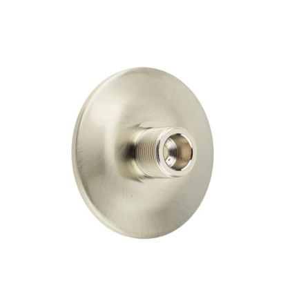Burlington Chamfered Bases to Suit Wall Mounted Doorstops Satin Nickel - By Frelan Hardware - BUR972SN