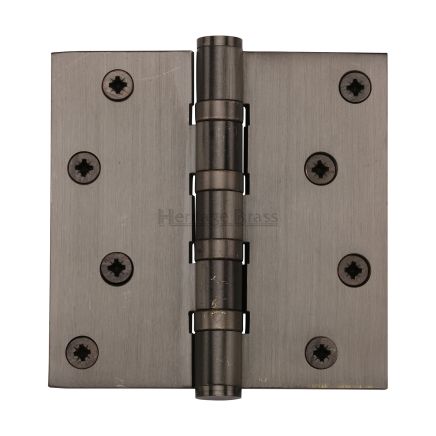 Heritage Brass Hinge Brass with Ball Bearing 4" x 4" Matt Bronze finish