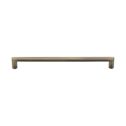 Heritage Brass Door Pull Handle Hexagonal Design 328mm Antique Brass Finish