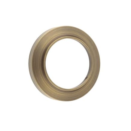Burlington Chamfered Outer Roses for Escutcheons Antique Brass - By Frelan Hardware - BUR72AB