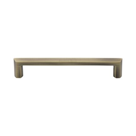 Heritage Brass Cabinet Pull Hex Profile Design 152mm CTC Antique Brass Finish