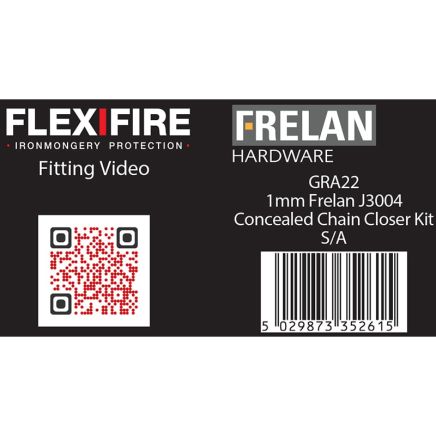 Kits for Concealed Door Controls 1mm 30 Minute - By Frelan Hardware - GRA22