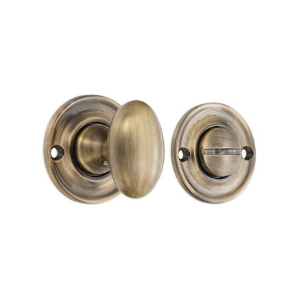 Slimline Turn & Release Antique Brass