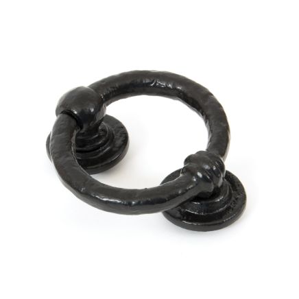 Black 4" Ring Door Knocker