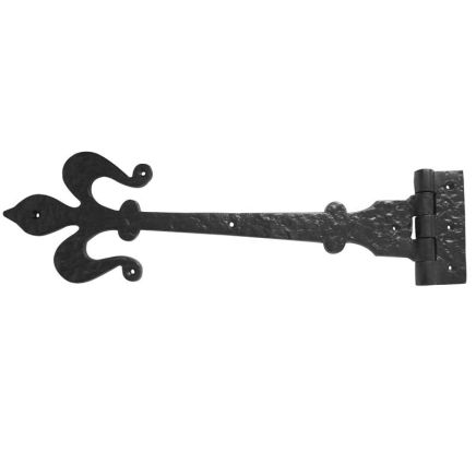 Antique Gate Hinges 400mm Black - By Frelan Hardware - JAB90