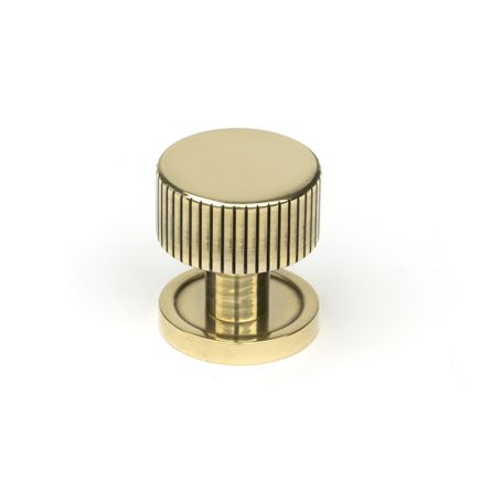 Aged Brass Judd Cabinet Knob - 25mm (Plain)