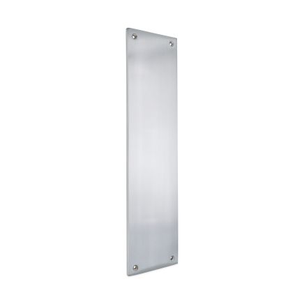 Victorian Finger Plate 300mm Satin Chrome