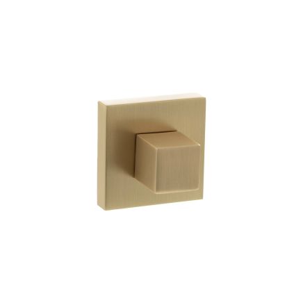 Senza Pari WC Turn and Release on Minimal Square Rose - Satin Brass