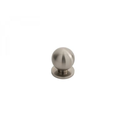 Stainless Steel Spherical Knob 25mm - Satin Nickel