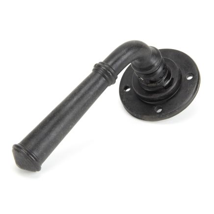 External Beeswax Regency Lever on Rose Set