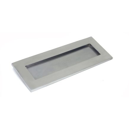 Satin Chrome Small Letter Plate