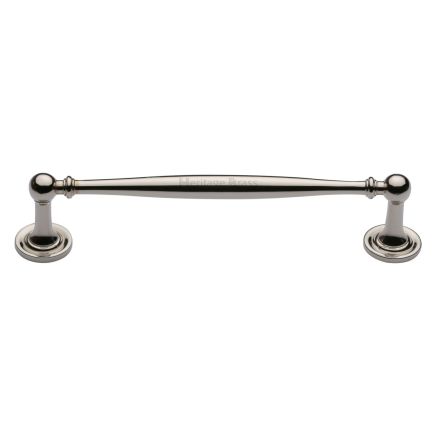 Heritage Brass Cabinet Pull Colonial Design 152mm CTC Polished Nickel Finish