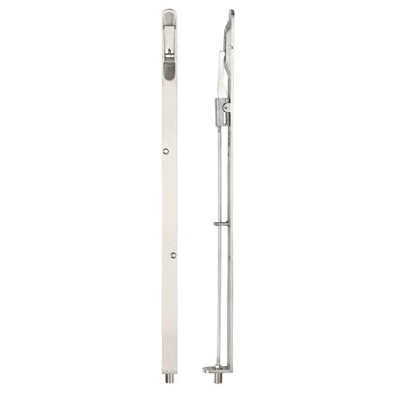 Zoo Hardware Lever Action Flush Bolt 20 x 457mm Radius - Satin Stainless