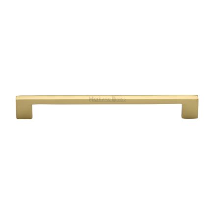 Heritage Brass Cabinet Pull Metro Design 192mm CTC Polished Brass Finish