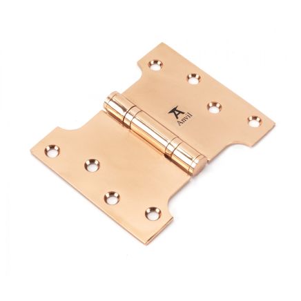 Polished Bronze 4" x 3" x 5" Parliament Hinge (pair) ss