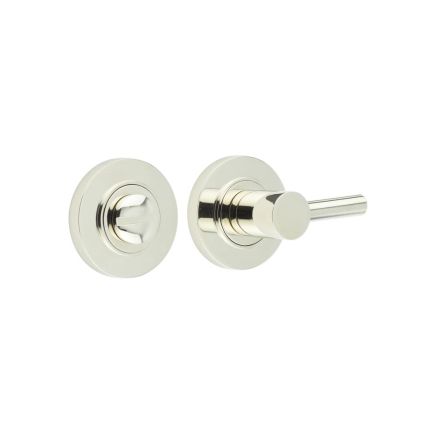 Burlington Easy Turn & Release Plain Rose Polished Nickel - By Frelan Hardware - BUR-82PN-50PN