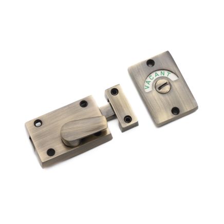 Indicator Bolt Latch Antique Brass
