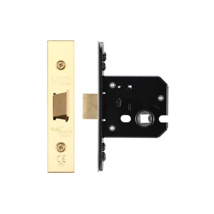 Zoo Hardware Flat latch - 64mm C/W PVD Forend and Strike
