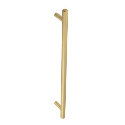 Burlington Belgrave Pull Handles 425 X 20mm Bolt Through Satin Brass - By Frelan Hardware - BUR1000SB