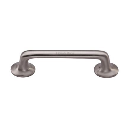 Heritage Brass Cabinet Pull Traditional Design 203mm CTC Satin Nickel Finish