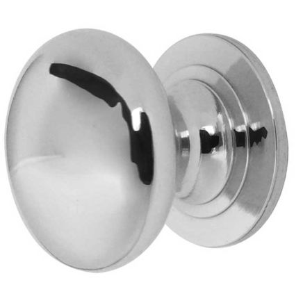 Jedo Traditional Cupboard Knobs 25mm Polished Chrome - By Frelan Hardware - JV47APC