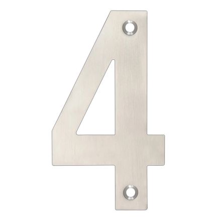 Zoo Hardware Numerals - Satin Stainless