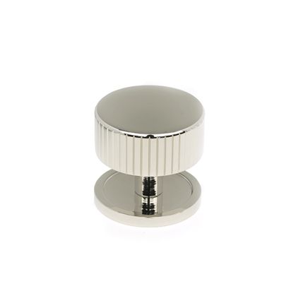Polished Nickel Judd Cabinet Knob - 38mm (Plain)