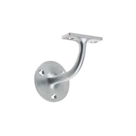Zoo Hardware Handrail Bracket (Heavyweight) - Satin Chrome