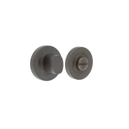 Burlington Turns & Releases Inner 3 Plain Rose Dark Bronze - By Frelan Hardware - BUR-81DB-50DB