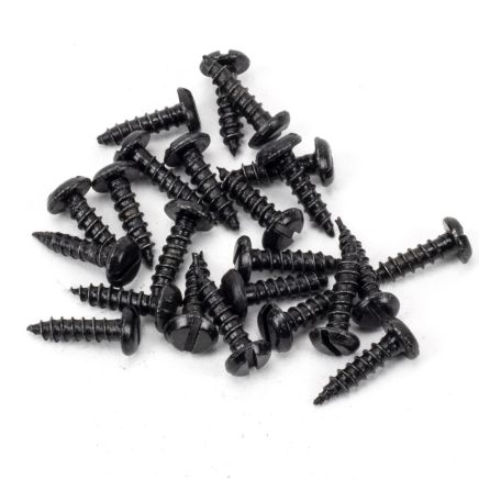 Black 6x½" Round Head Screws (25)
