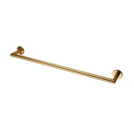 Stainless Steel Single Towel Rail - Satin PVD