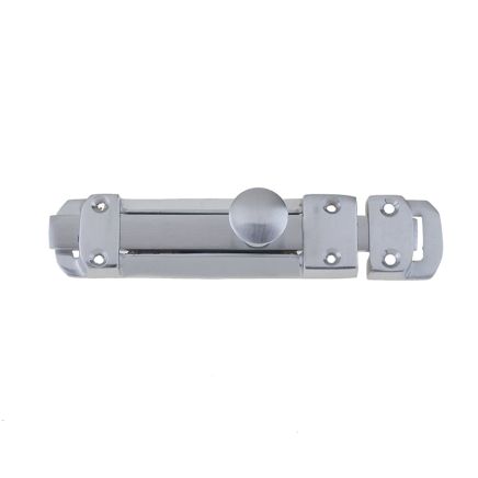 Jedo Contract Door Bolts 116x30mm Satin Chrome - By Frelan Hardware - JV179SC