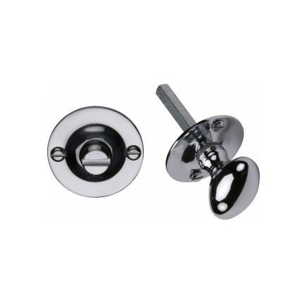 Heritage Brass Oval turn with release Polished Chrome finish