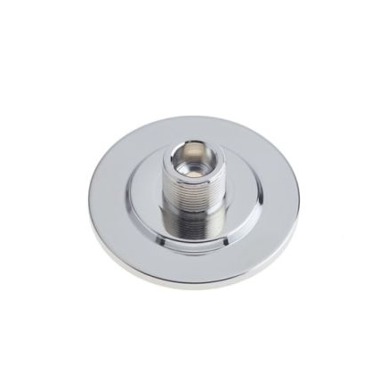 Burlington Stepped Bases to Suit Wall Mounted Doorstops Polished Nickel - By Frelan Hardware - BUR973PN