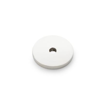 Alexander & Wilks - Circular Backplate - Polished Nickel - Diameter 25mm
